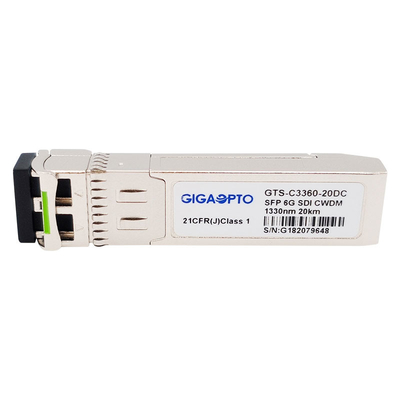 6Gbps CWDM 1270nm - módulo video del transmisor-receptor 1450nm para SD/HD/3G/6G/SDI
