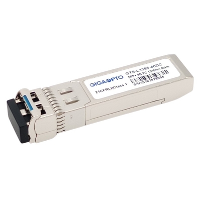 Módulo 1310nm del ER los 40km del transmisor-receptor del canal FC SFP+ de la fibra de los DOM 8G