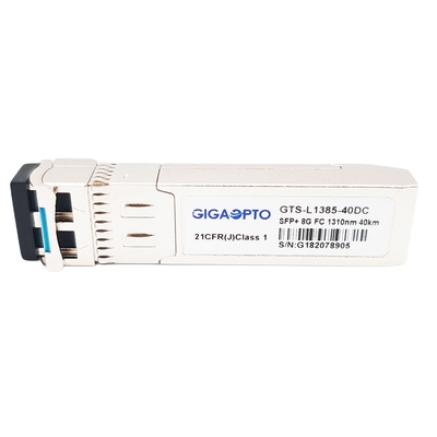 Módulo 1310nm del ER los 40km del transmisor-receptor del canal FC SFP+ de la fibra de los DOM 8G