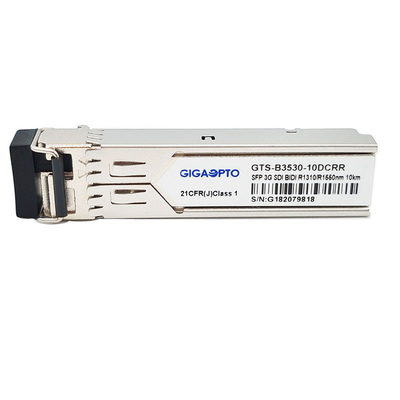 Módulo patológico video dual bidireccional no MSA de los modelos de los receptores 1310nm/1550nm el 10km de 3G-SDI SFP
