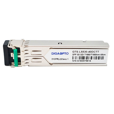 Módulo dual dual no MSA Pinout de la fibra de los transmisores 1550nm los 40km de SD-SDI/HD-SDI/3G-SDI