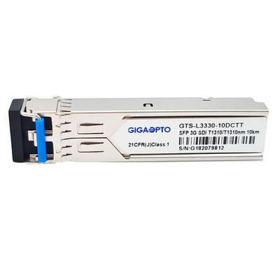 el módulo óptico 1310nm el 10km de los transmisores duales 3Gbps apoya los modelos patológicos video