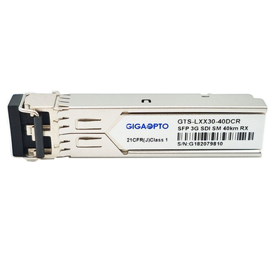módulo de receptor video de 3G Digitaces solo 1310nm los 40km para SD/HD/3G-SDI MSA Pinout