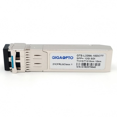 No DOM duales video del módulo de transmisores ópticos de MSA 12G-SDI SFP 1310nm el 10km LC