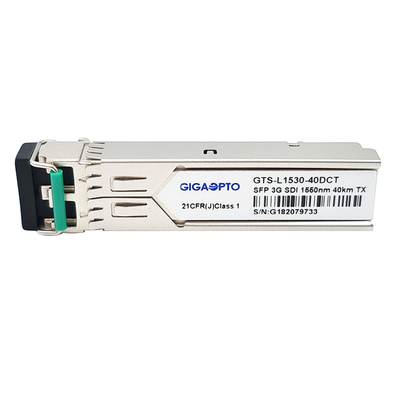Transmisor video 1550nm los 40km de MSA 3Gbps SFP para SD HD 3G SDI