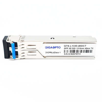 DOM video MSA del transmisor óptico el 10km LC del transmisor-receptor TX1310nm de HD SDI SD SDI 3G SDI SFP solos para SD/HD/3G SDI