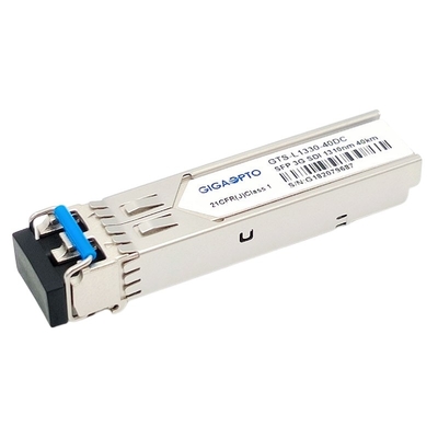 DOM duales del transmisor-receptor 1310nm los 40KM DFB PIN Optical Transmitter Receiver Modules LC de MSA 3G SD HD 3G SDI SFP