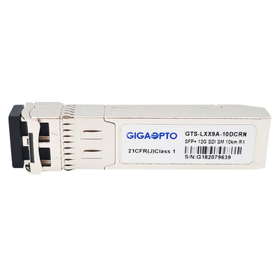 NO receptor video 1310nm el 10km LC de MSA 12G SDI SFP para 12G 6G 3G HD SD-SD