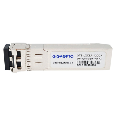 Módulo de receptor óptico video de MSA 12G SDI SFP 1310nm el 10km solo para 12G 6G 3G HD SD-SD