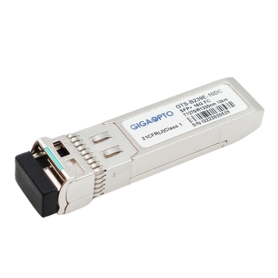 Módulo óptico del transmisor-receptor del módulo de canal de la fibra de BiDi TX1270 RX1330nm el 10km LC 16G SFP+