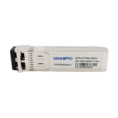 DOM del LC del módulo del transmisor-receptor de la fibra de 16G FC DWDM SFP+ los 40km