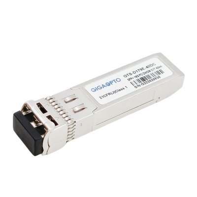DOM del LC del módulo del transmisor-receptor de la fibra de 16G FC DWDM SFP+ los 40km
