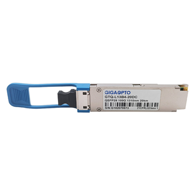 módulo óptico del transmisor-receptor de 100G eLR4 los 20km 4WDM QSFP28 con los CDR duales