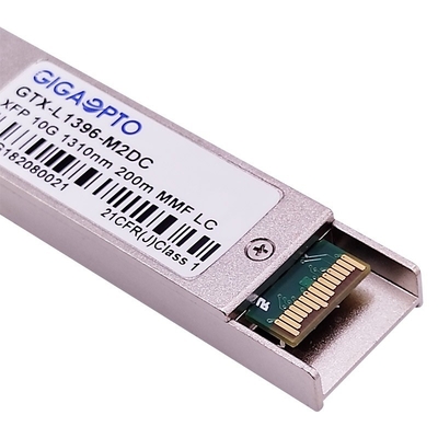 punto de congelación óptico 1310nm MMF los 220m del módulo del transmisor-receptor de 10G XFP LRM sobre los DOM de OM3 MMF