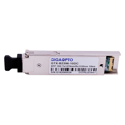 Transmisor-receptor óptico bidireccional 1270nm de 10GBASE-BX XFP/DOM de 1330nm el 10km LC