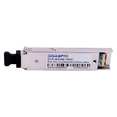 Módulo 1330nm del transmisor-receptor de BIDl 10Gbps XFP/DOM de 1270nm el 10km LC