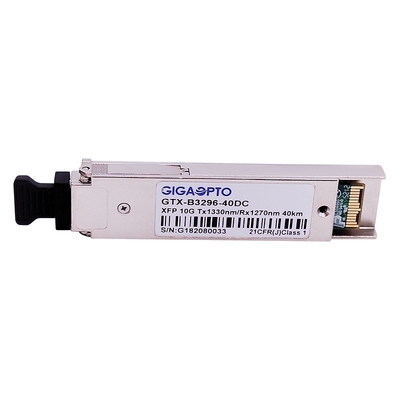 Módulo 1330nm del transmisor-receptor de la fibra de XFP BIDI ER40 10Gbps/DOM de 1270nm los 40km