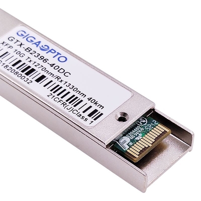 Módulo 1270nm/1330nm los 40km del transmisor-receptor de la fibra del WDM de los DOM 10Gbps XFP