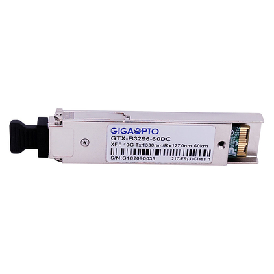 módulo 1330nm del transmisor-receptor de la fibra de Ethernet del WDM ER60 de 10Gbps XFP/DOM de 1270nm los 60km