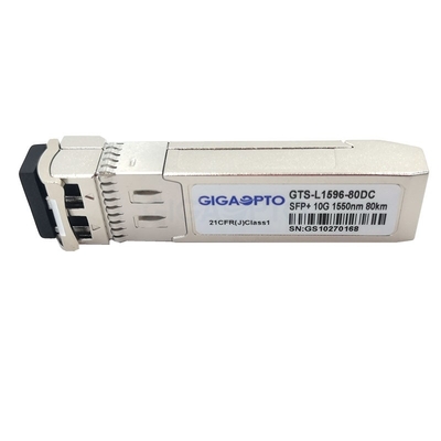 transmisores-receptores compatibles de 1550nm 10GBASE-ZR Cisco los 80km SMF para SFP-10G-ZR