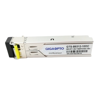 Módulo el 10km del transmisor-receptor de TX1550nm RX1310nm Cisco 1000BASE-BX SFP para SMF GLC-BX-10D