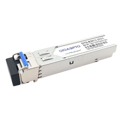 Módulo compatible TX1310nm RX1550nm los 20km del transmisor-receptor de 1000BASE-BX Cisco GLC-BX-20U SFP