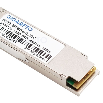 módulo óptico del transmisor-receptor del LC del duplex del 100m MMF para Cisco QSFP28-BIDI-100G