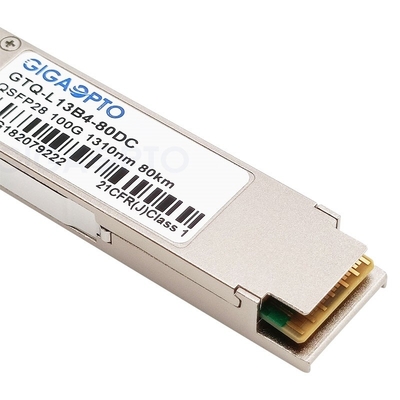 transmisor-receptor óptico del WDM QSFP28 100GBASE-ZR4 del LAN 1310nm para Cisco QSFP-100G-ZR4-S