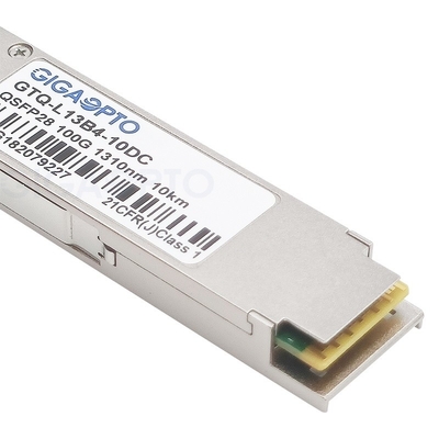 Módulo el 10km SMF del transmisor-receptor de la fibra de 100GBASE-LR4 QSFP28 para Cisco QSFP-100G-LR4-S