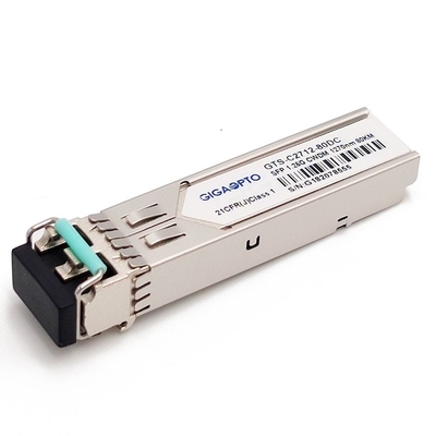 Transmisor-receptor los 80km SMF de la fibra 1000BASE-CWDM para Cisco CWDM-SFP-xxxx