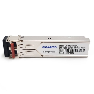 Transmisor-receptor los 80km SMF de la fibra 1000BASE-CWDM para Cisco CWDM-SFP-xxxx