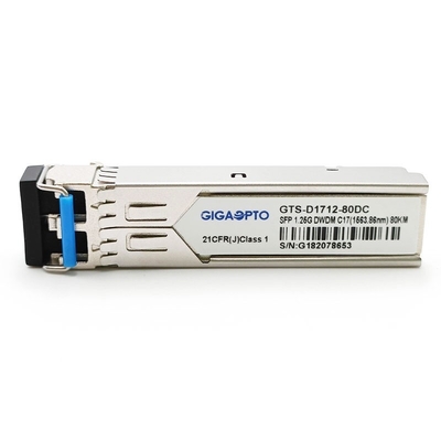 transmisor-receptor compatible los 80km de 100GHz Cisco DWDM-SFP 1G DWDM SFP ZX