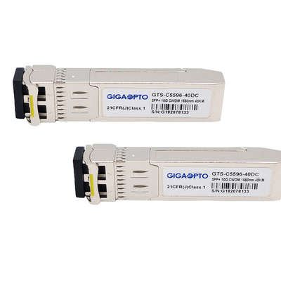 transmisor-receptor 15dB SMF de la fibra de 1270-1610nm CWDM 10Gbps SFP+ para HPE CWDM-SFP10G-xxxx