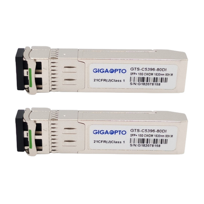 Transmisor-receptor los 80km de la fibra de CWDM 1530nm Cisco para SMF CWDM-SFP10G-xx