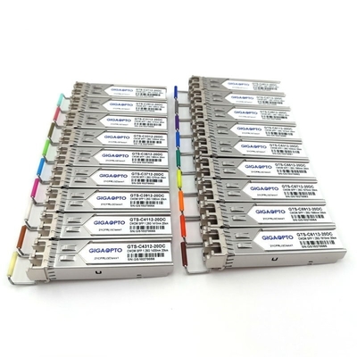 1000Mbps 1270-1610nm SFP CWDM Transceptor SMF 20km Para HPE SFP20K-CWxxxx