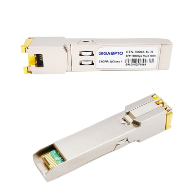 Cisco GLC-FE-T, módulo de cobre Cat5/6 del transmisor-receptor RJ-45 del 100m SFP/6a