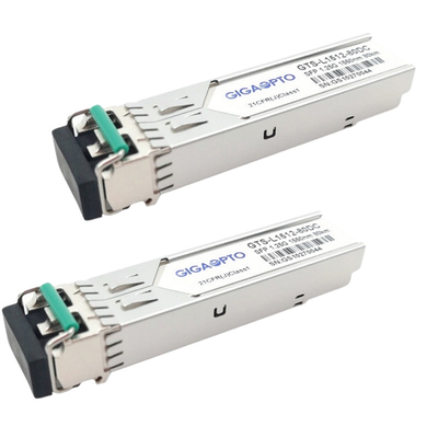 Módulo los 80km de la fibra de 1000BASE-ZX 1.25G 1550nm SFP para SMF Cisco GLC-ZX-SM
