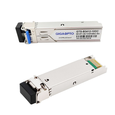 Ethernet compatible TX1310nm RX1490nm el 10km SMF de Cisco GLC-BX-U SFP BiDi 1.25G
