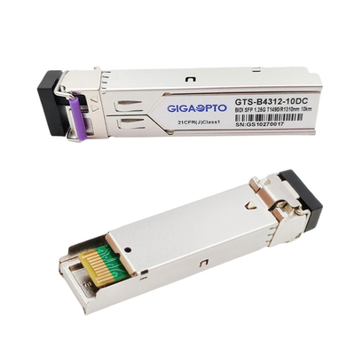 Transmisor-receptor TX1490nm/RX1310nm SMF el 10km de 1000BASE-BX Cisco SFP BiDi para GLC-BX-D