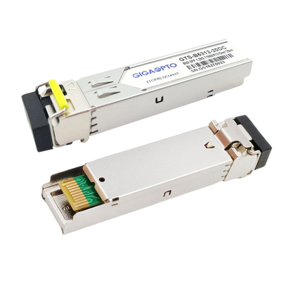 Transmisor-receptor TX1550nm/RX1310nm los 20km SMF GLC-BX-20D de 1000BASE-BX Cisco SFP
