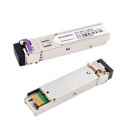 Transmisor-receptor los 80km LC SMF DOM For GLC-BX80-UA del gigabit de 1000BASE-BX Cisco