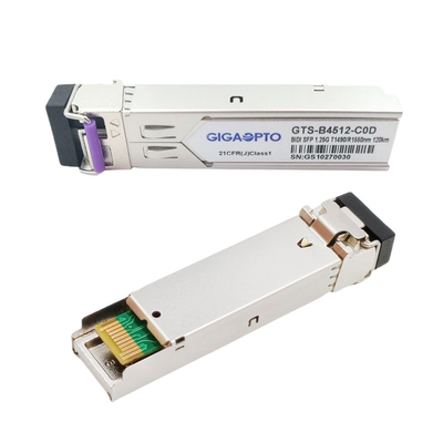 Transmisor-receptor LC el 120km de 1000BASE-BX SFP 1490nm/de 1550nm Cisco BIDI para SMF GLC-BX120-U