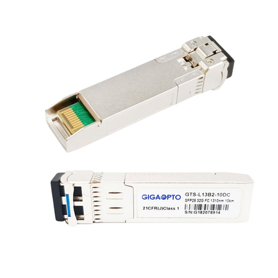 transmisor-receptor 32G SFP28 el 10km del canal de la fibra de 1310nm Cisco para DS-SFP-FC32G-LW