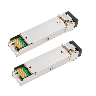 Transmisor-receptor Tx1310nm Rx1490nm el 10km SMF LC del WDM de 1000BASE-BX SFP para HP JD098B