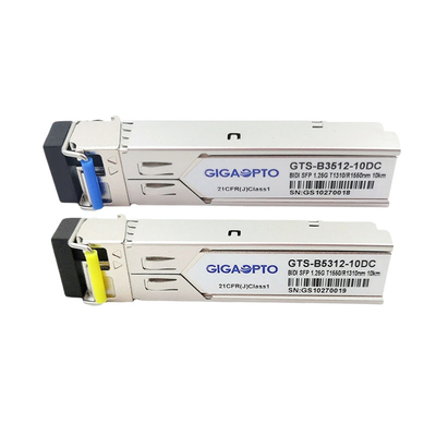 1000BASE módulo del transmisor-receptor el 10km del WDM BIDI T1310nm R1550nm para HP SFP-1G-BXD-10
