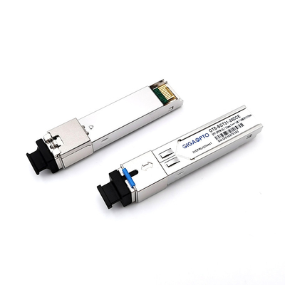 La sensibilidad del receptor UPC de FTTP GPON SFP Transceiver SC es de -32 dBm.