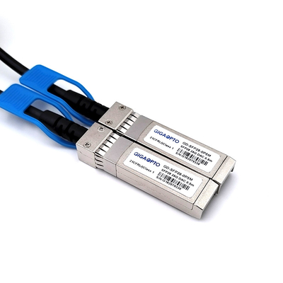 Cable de cobre de conexión directa con chaqueta de PVC de 100ω Sfp+ 0,5 metros