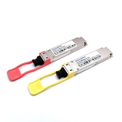 Transceptor óptico QSFP+ con conector MTP/MPO de receptor PIN