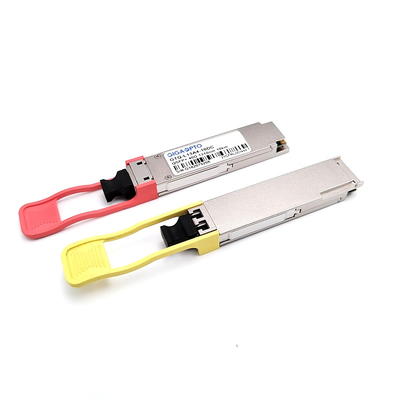 Transceptor óptico QSFP+ con conector MTP/MPO de 3.3V Receptor PIN de voltaje de funcionamiento