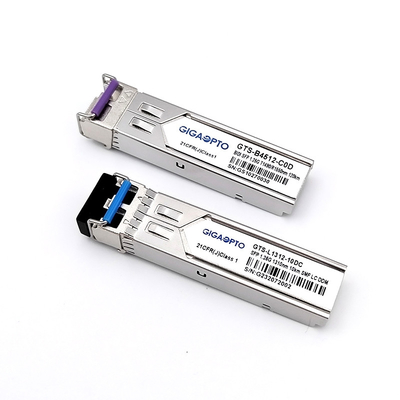 Paquete estándar personalizado Multimodo Bidi Sfp 10 Gbps / 25 Gbp